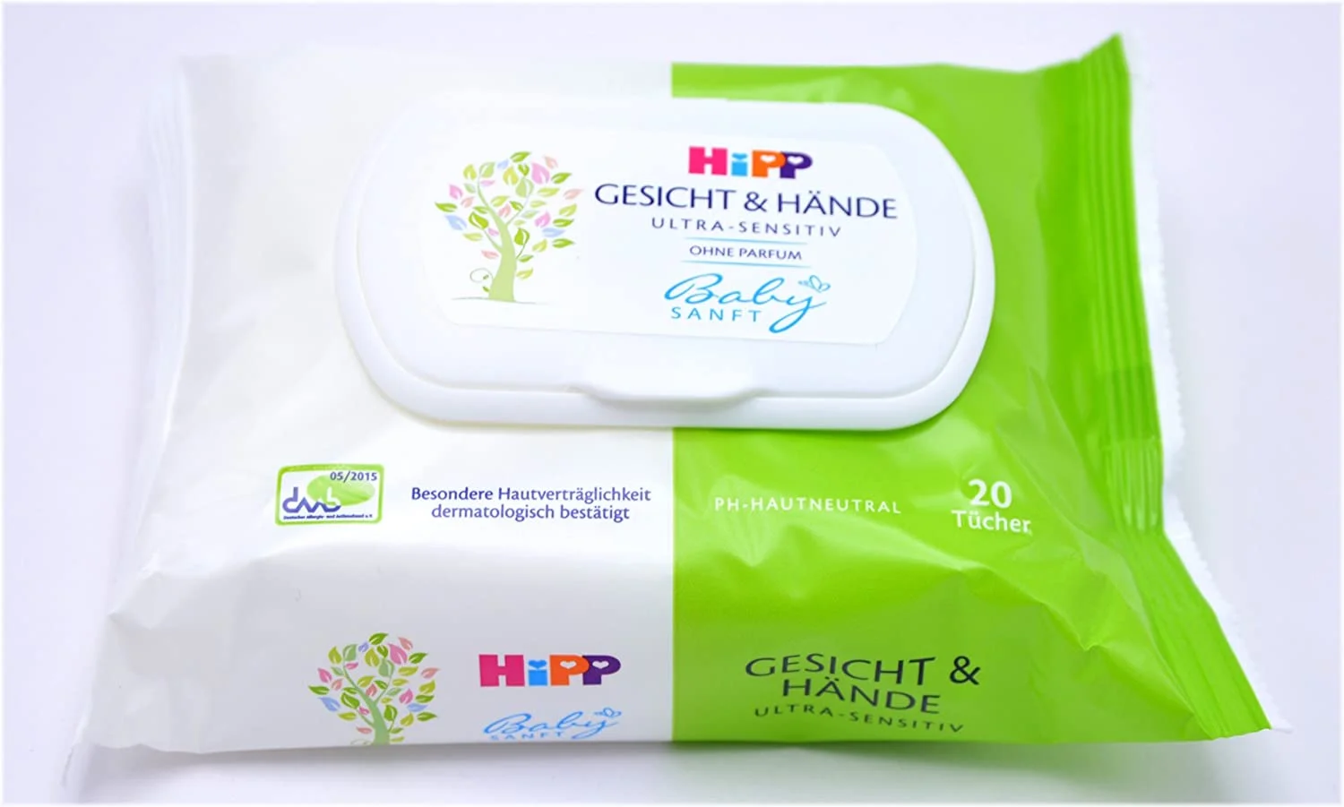 Salviette HiPP Babysanft per viso e mani