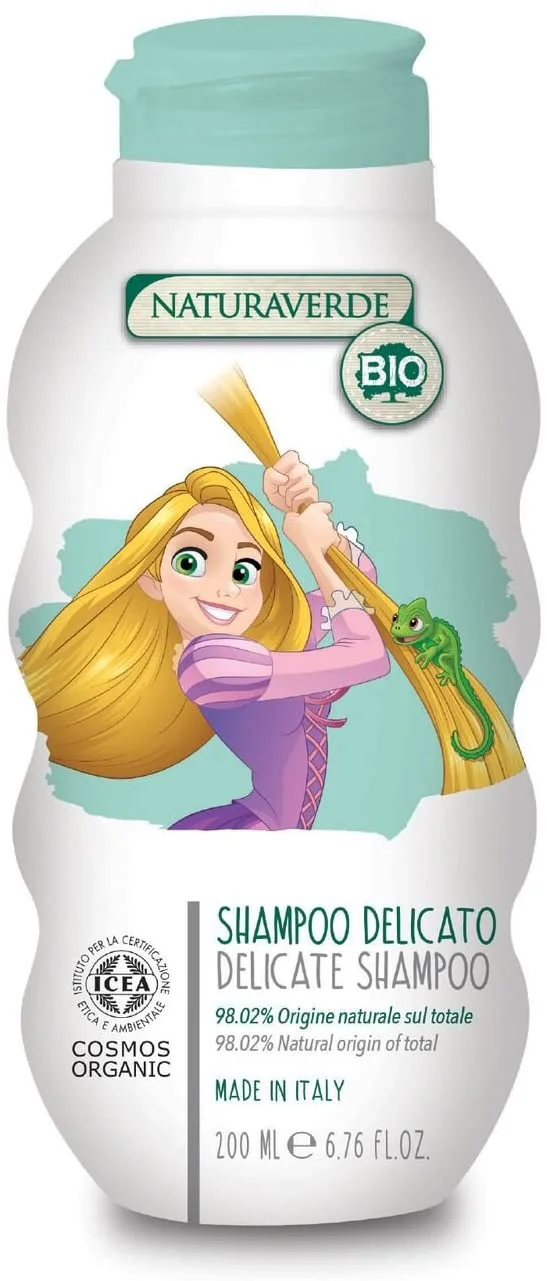 Naturaverde Bio Shampoo Delicato Rapunzel - 6 Confezioni da 200 ml