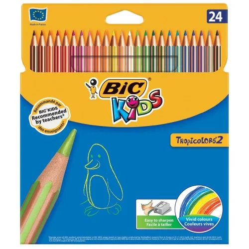 BIC Kids Matite Colorate, Tropicolors