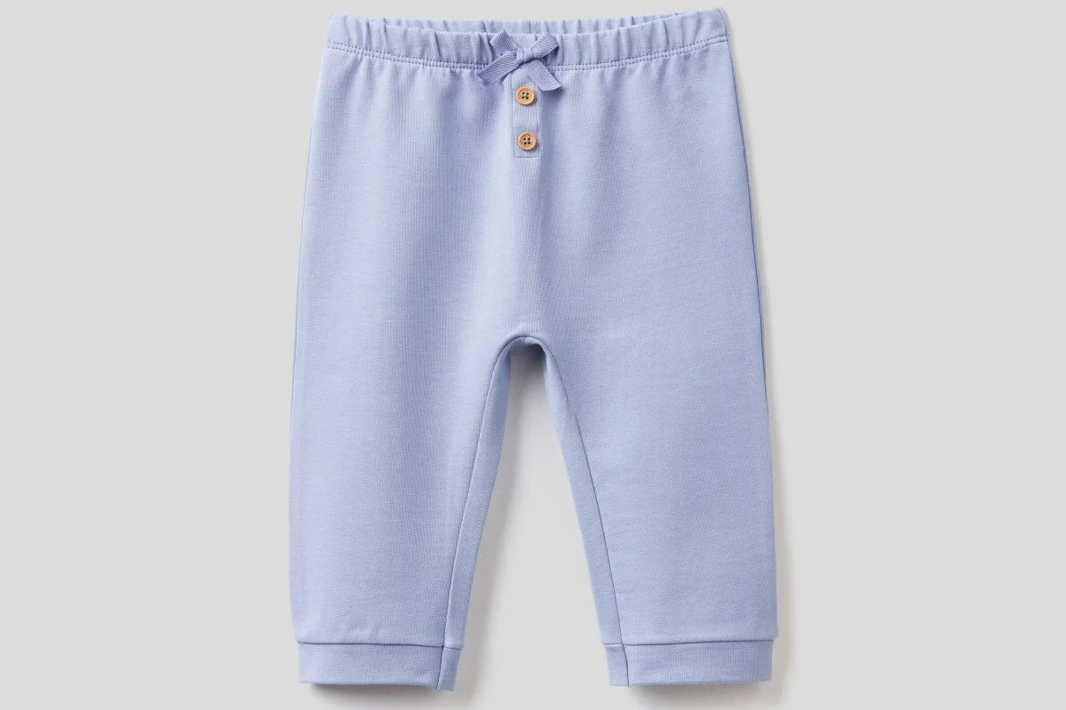 Pantaloni in felpa di cotone bio